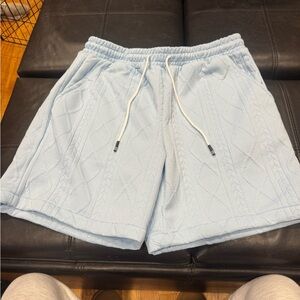 🍋 Men’s Shorts & Button Down Set romwe